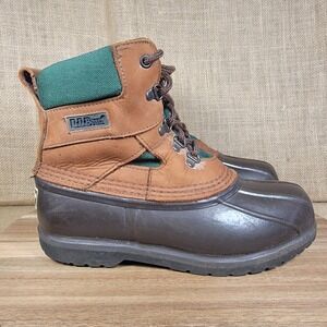 VTG 90s L.L. Bean Women's Bean Boots Brown Duck Boots Size 8 Waterproof Gorpcore